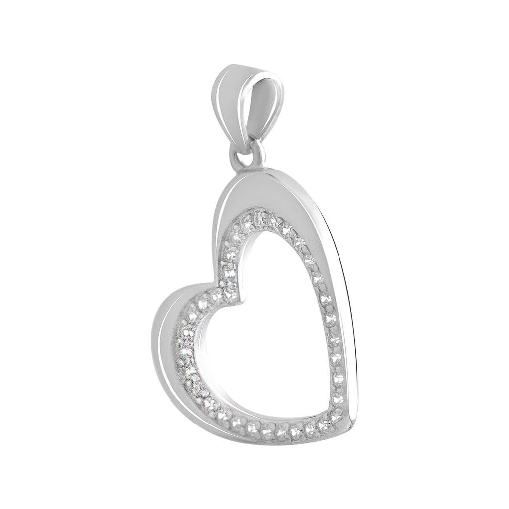 Sølv anheng med cubic zirkon (2138297)