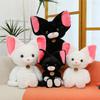 40-60cm Kawaii Lockiges Devon Rex Katze Plüschtiere Weiche Kuscheltiere 2 Farben Kätzchen Kinderspielzeug Heimdekoration für Mädchen Geschenke
