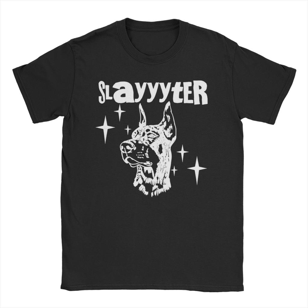 Cute Slayyyter Singer T Shirts Unisex WoUnisex 100 Cotton Vintage TShirts Crew Neck Tees Short Sleeve Clothes Summer