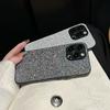 Luxury Bling Glitter Sequin Grid Pattern Soft Case For iPhone 18 17 16 15 14 13 12 11 Pro Max Plus 16E 17air Bumper Frame Cover