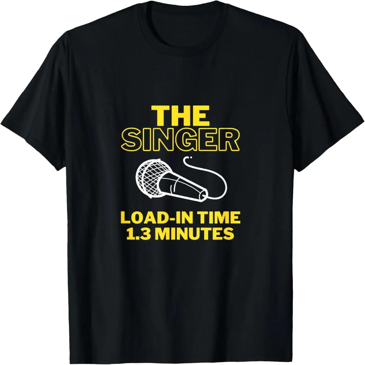 Funny Lead Singer Load In Time Microphone Band Member T-Shirt,Quality short sleeves S разноцветный