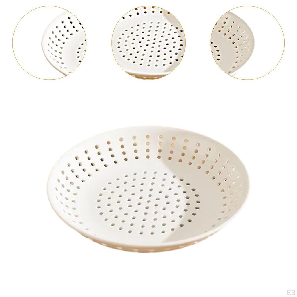 Cesta Vaporera de Cerámica para Verduras Almacenamiento Compacto Huevos Fácil de Limpiar Vaporización L