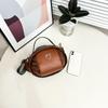 A Refined PU Shoulder Bag In the Shape of a Solid Rugby Ball, Suitable for Keys, Mobile Phones, Cosmetics and Jewelry