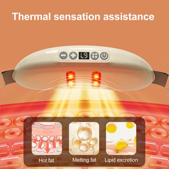 Abdominal Massager Wireless Electric Slimming Belt Adjustable 6 Vibration Massage