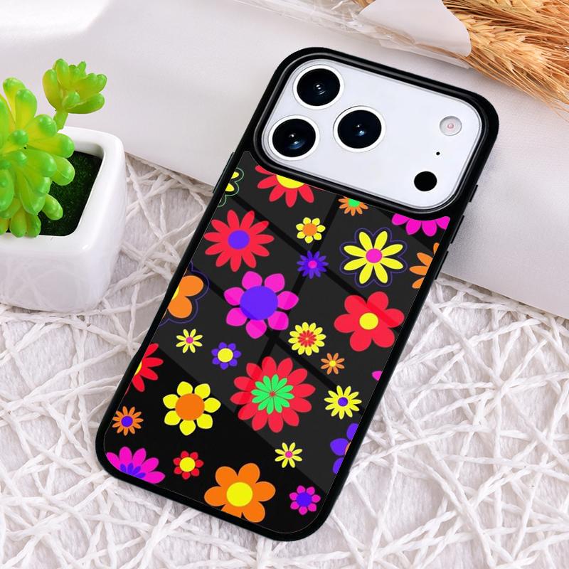 

Hippie Daisy Tie-dye Flower Phone Case for iPhone 17 Air 16 15 11 12 14 13 Pro Max Shockproof Cover iPhone 11 Pro Max