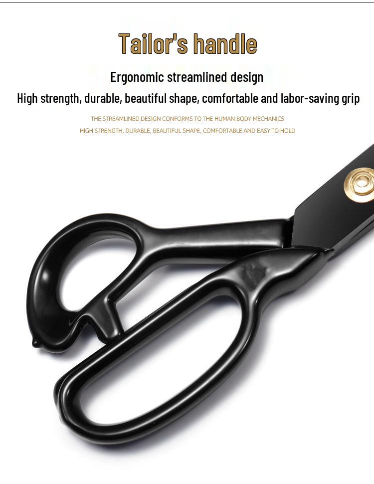 Multi-Size Manganese Steel Tailor Scissors – Cuts Various Fabrics