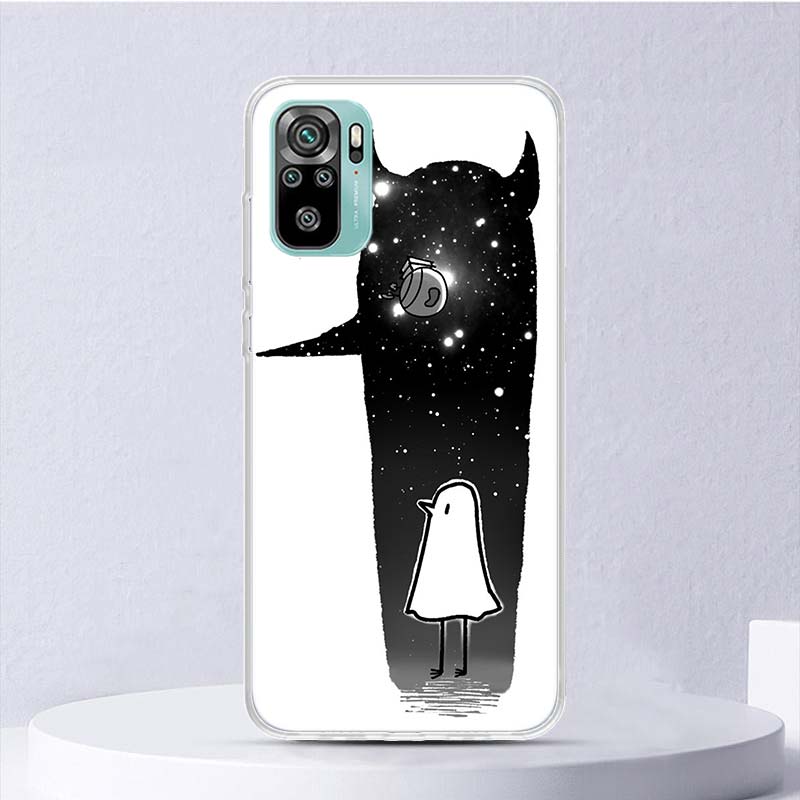 Oyasumi Punpun Soft Case For Xiaomi Redmi Note 14 13 12S 11S 10S 12 Pro Plus Phone Cover 11 10 11E 11T Note14 Shell Coque Note 1