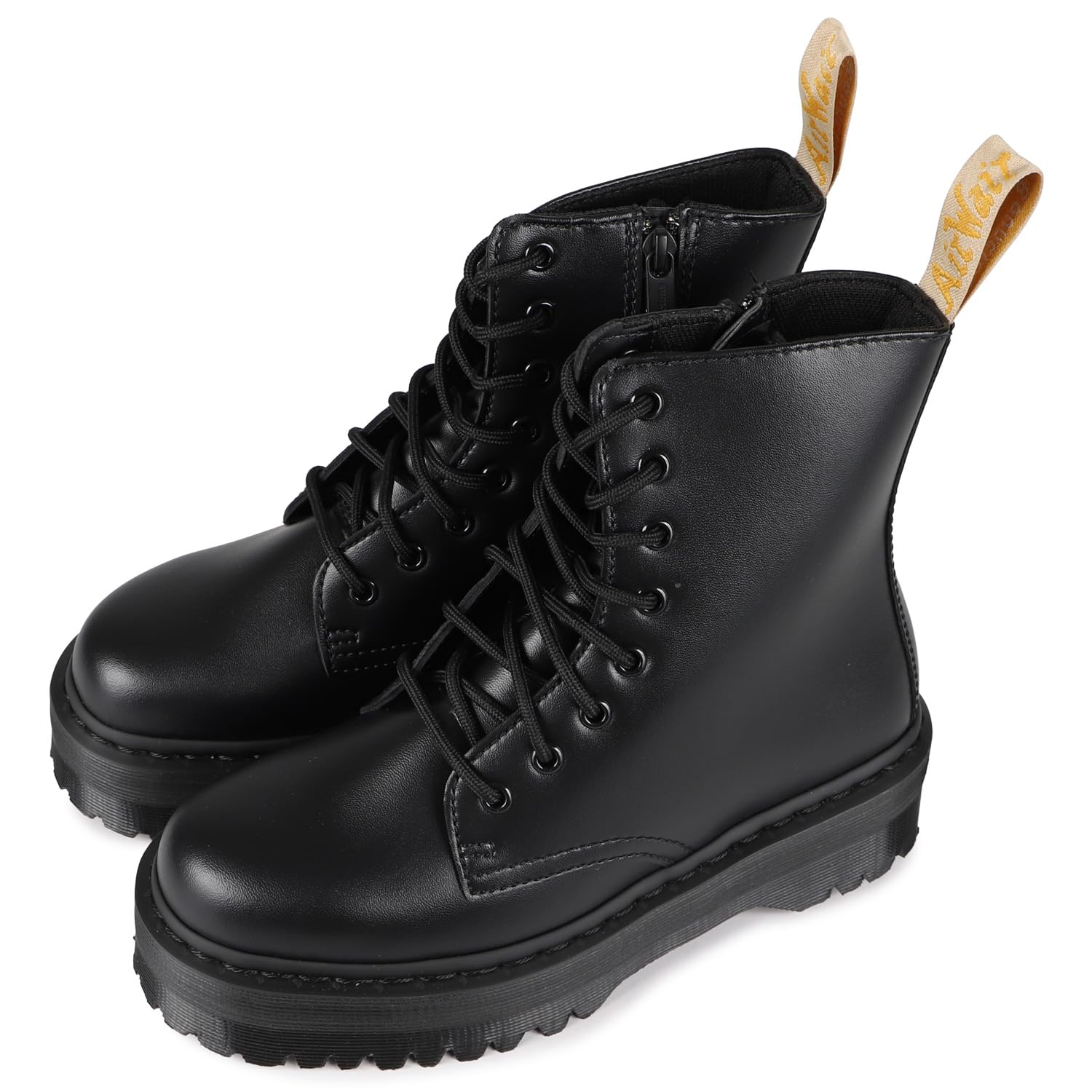 

Dr. Martens 8 Eye Boot Platform Men Women VJADON2 MONO 8EYE VEGAN 25310001 UK4.0(23cm) black чёрный