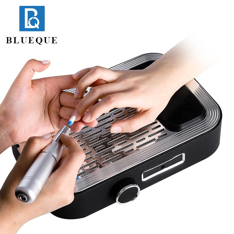 

80W Rechargeable Nail Dust Collector with Hand Rest and Built-in Filter