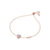 Pulseira de prata 925 em formato de coração estilo feminino