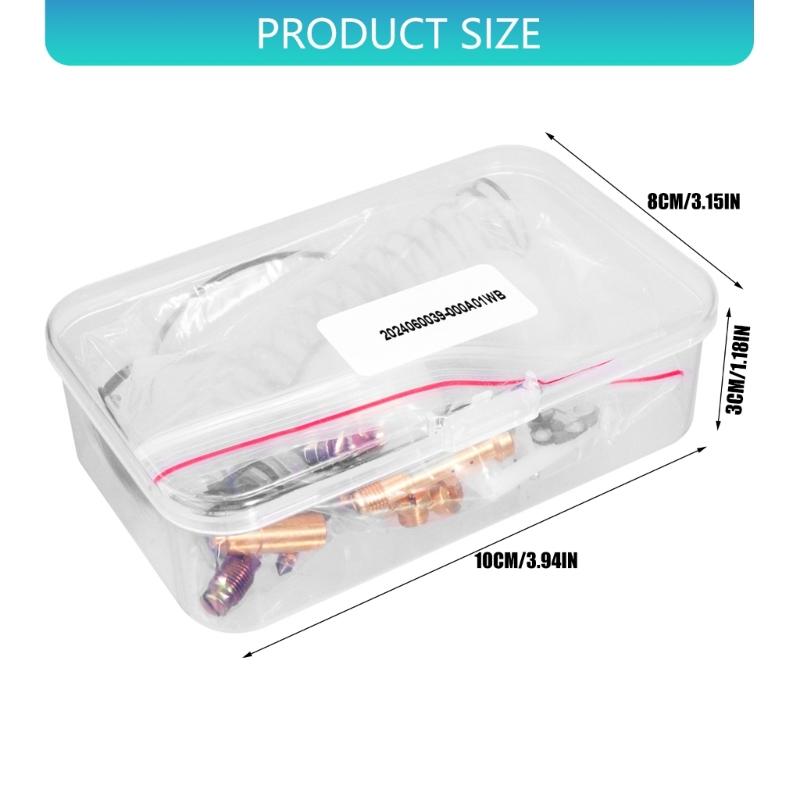 Comprehensive Motorcycle Carburetor Repair Kit Includes  Parts for Easy DIY Maintenance and Better Performances