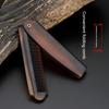 1pc Portable Hair Comb Folding Beard Comb Pocket Size Beard Styling Comb Travel Comb, Compact and Elegant, Suitable for Daily Carry