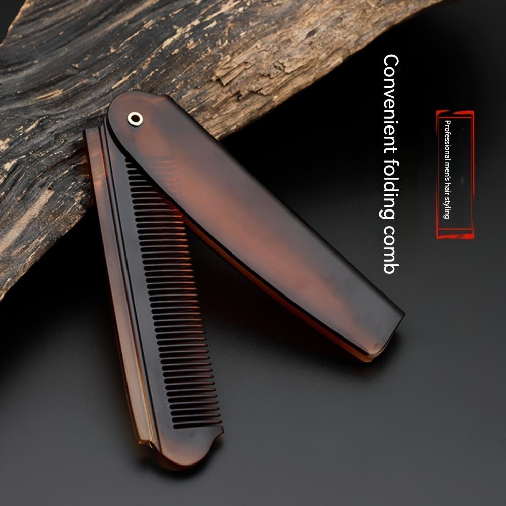 1pc Portable Hair Comb Folding Beard Comb Pocket Size Beard Styling Comb Travel Comb, Compact and Elegant, Suitable for Daily Carry