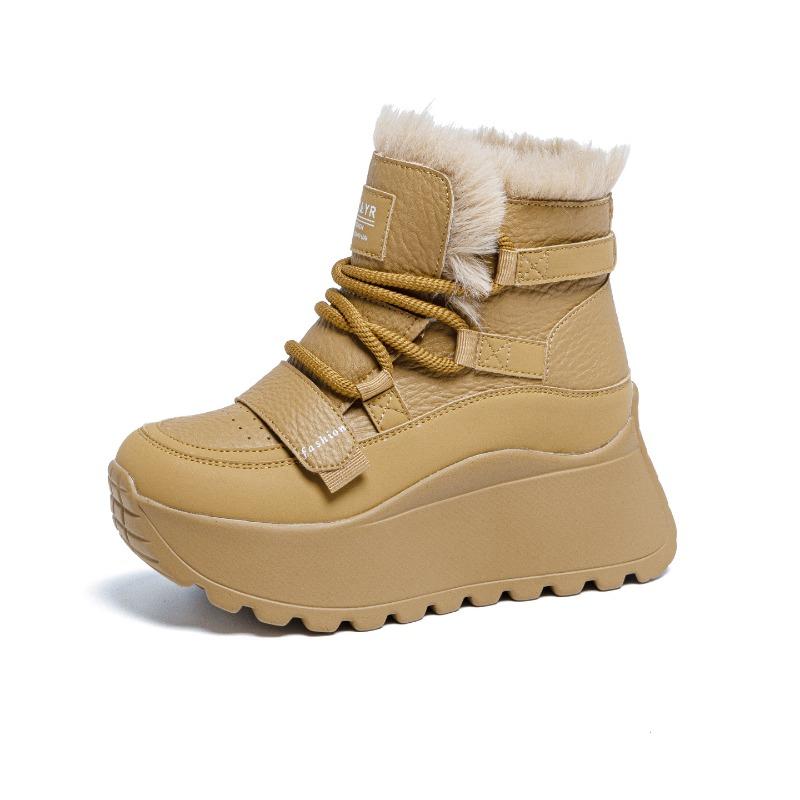 Autumn and winter women s shoes velvet high-top casual fashion versatile sports shoes platform heightening shoes women 34