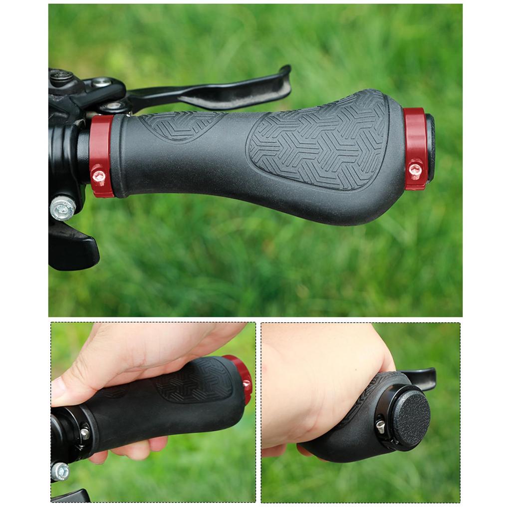 REYLNXR Mountain Bike Grip Short Handlebar Grip Cross Bike Long