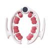 Leg Massage Roller Anti-Cellulite Lymphatic Drainage Deep Tissue Therapy Thighs Arm Back Shoulder Muscle Relaxation Massage Tool with 14 Rollers
