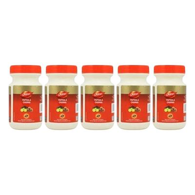 5 X Triphala Churna 120g | Natural Digestive Cleanser | Supports Bowel Regularity, Detox & Better Absorption, Total 600 Gm