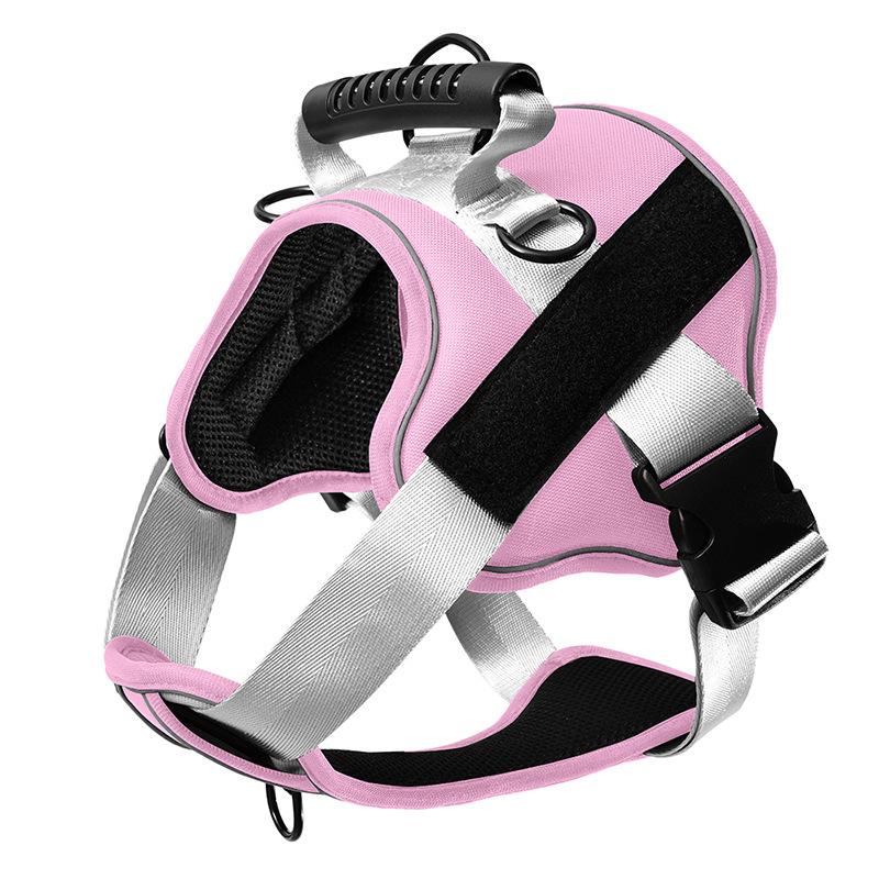Hundeleine Große, mittelgroße und kleine Hunde Weste Typ Brustgurt Bequeme und atmungsaktive nachtreflektierende Hundeleine Haustierbedarf