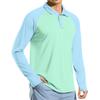 Men's Raglan Long Sleeve Golf Shirt UPF 50+ Lightweight Shirt