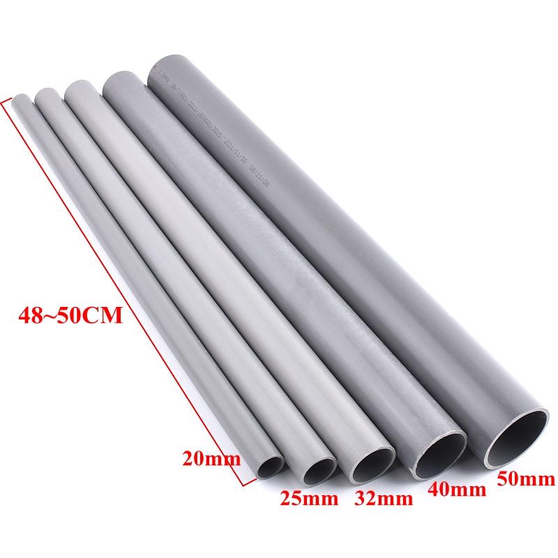 2Pcs 20~50mm PVC Pipe Connector Garden Irrigation Grey Ball Valve Aquarium Direct Tee Elbow Union Joint Pipe Clamp Cross Joint