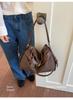 2026 Korean Style One-Shoulder Women's Large Capacity Crossbody Bag - High-End Solid Color Tote