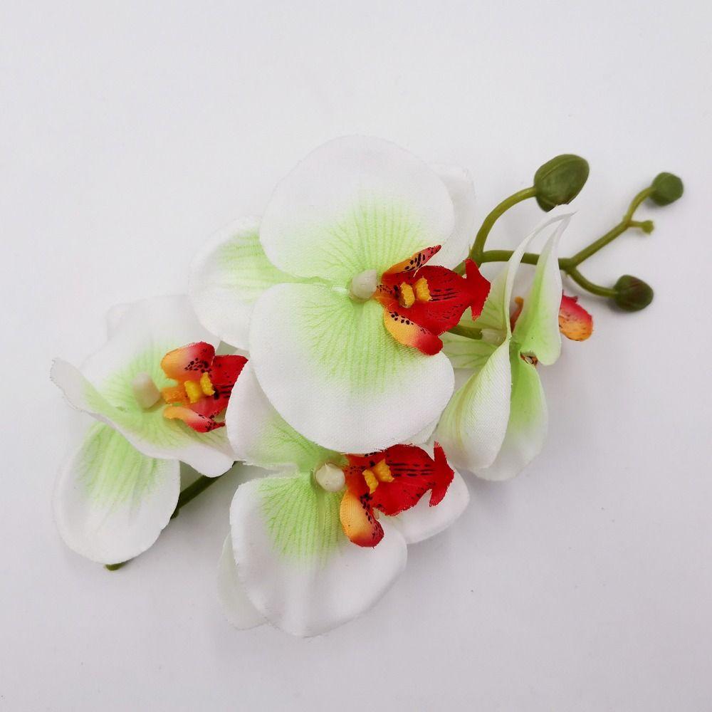 Hair Accessories Orchid Flower Hairpin Butterfly Orchid Bohemia Duckbill Clip  Female