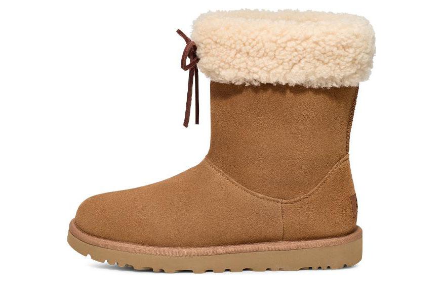 UGG Sarissa Shearling Short Boot  Chestnut  Women s 1153511-CHE 40