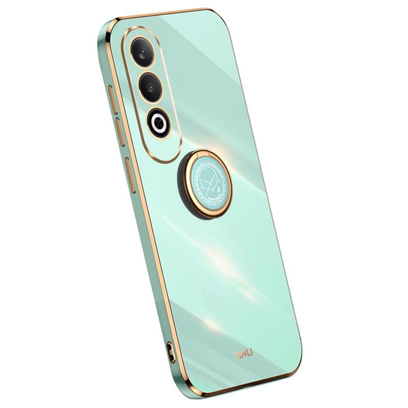 

XINLI For Oppo K12 Case TPU Phone Cover Rotatable Ring Holder A