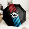 Turkish Football Club Emblem Automatic Folding Umbrella - 8-Rib Travel Umbrella with Auto Portable Case, Ideal Gift for Birthdays