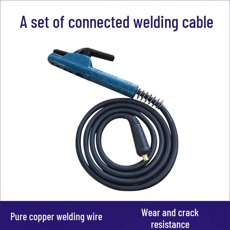 Copper Welding Cable Set 16/25/35/50 SQ with Ground Clamp