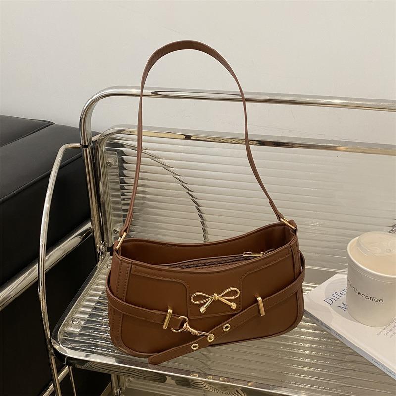 Fashion bag women's new high-value versatile armpit bag fresh and casual shoulder small square bag women's bag
