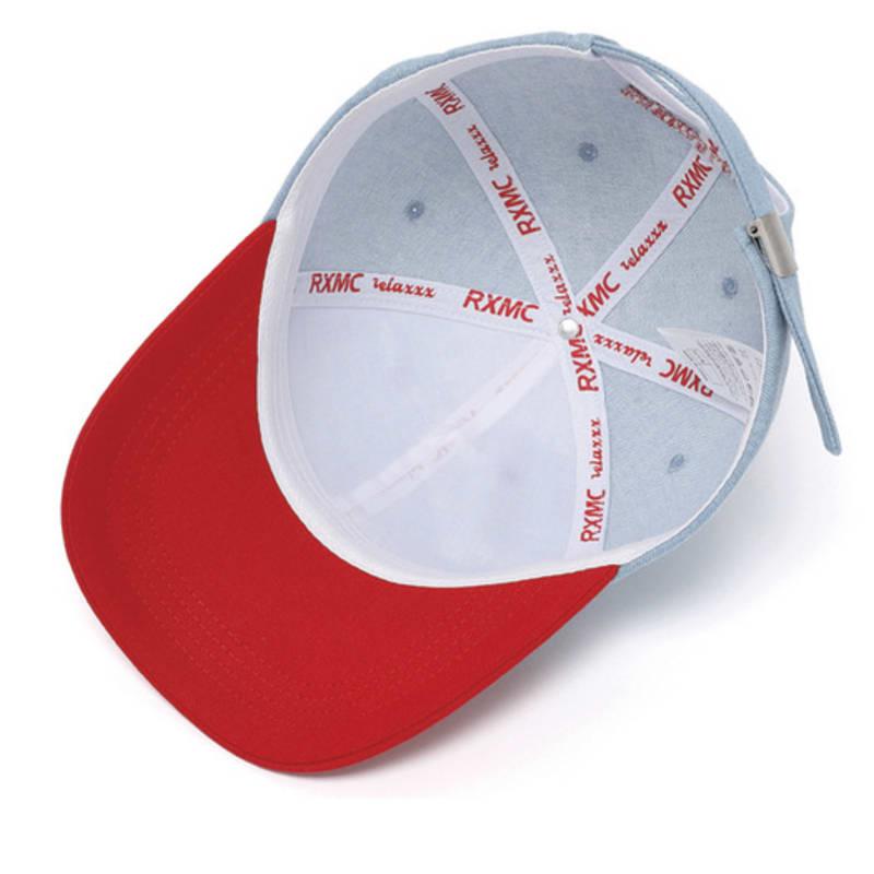 RXMC Melting Heart Two Tone Ball Cap_LIGHT BLUE/red