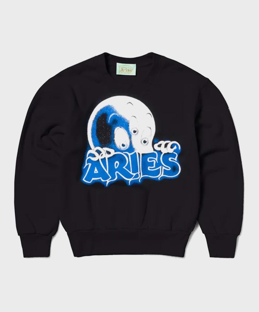 ARIES (U) Casper Sweatshirt Baby Black Kasper Sweat - Baby Black