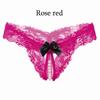 Fashion Lace Open Thongs G-string Panties Knickers Lingerie Underwear Lace Open Micro Bandage Thongs Briefs Crotchles T-back
