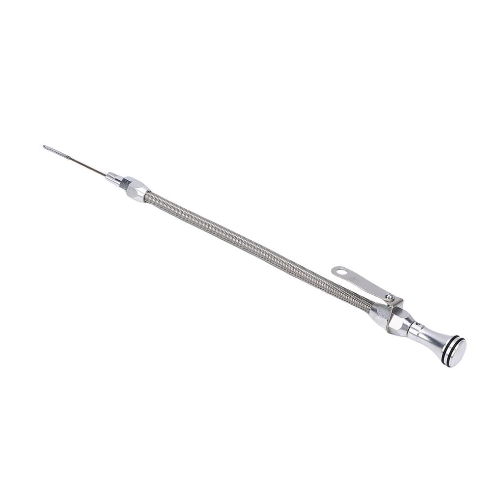 Universal Oil Pan Dipstick 20 Inch 1 4 Inch NPT Connector Accurate Flexible Stainless Steel Dipstick