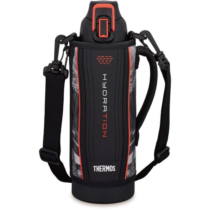 Thermos Sports Bottle 1L Black Valencia, FHT-1002F BKV, 1000 ml