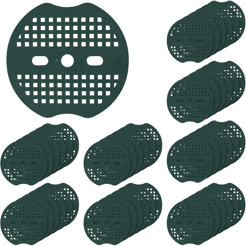 Прочные Оцинкованные U-образные Садовые Колышки Ландшафтные Колышки для Земли Колышки для Дерна Крепежные Шипы для Забора Шипы для Забора Shim 10PCS зелёный