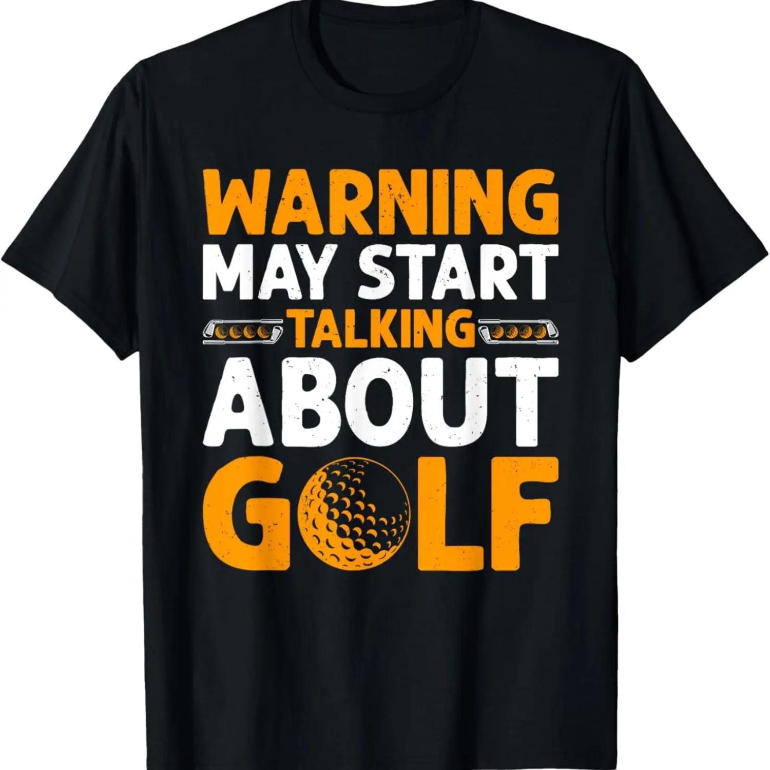 Warning may start taking about golf funny sports fantasy T-Shirt S