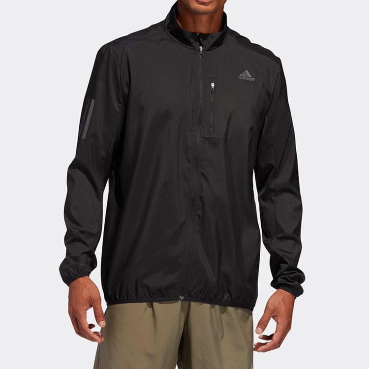 adidas Jackets Men's Black Stand Collar Moderate Other DQ2537