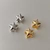 Minimalist Sliver Star Stud Earrings for Girls Women Sweet Cool Pentagram Piercing Earings Y2k Jewelry Gifts