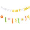 Adorable Daisy Themed Happy Birthday Flags For Kids Party Decoration Setup And
