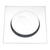 Removable Cover Grate Pedal Bounce Floor Drain Square Shower Drain Durable Floor Drain  Garage