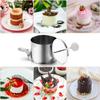 Stainless Steel Round Cake Molds 6-Pack, 7.5cm Mousse Ring Pastry Cutter with Cake Press and Lifter, Baking Ring for Dessert