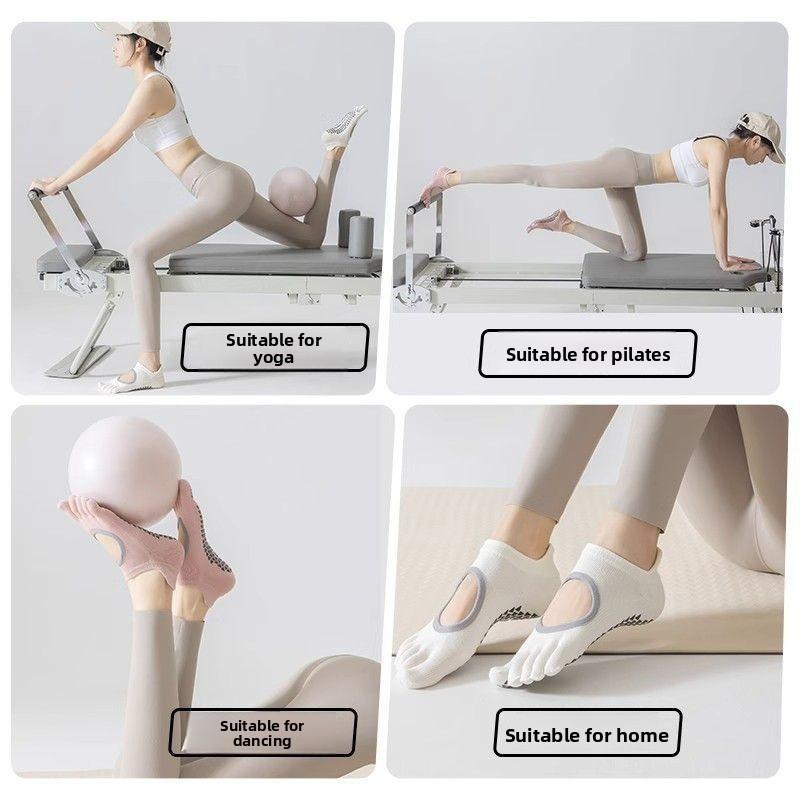 Five-finger Yoga Socks - Children's Anti-slip Sports Shoes for Showing The Back of The Feet, Dance, Pilates Fitness Training.