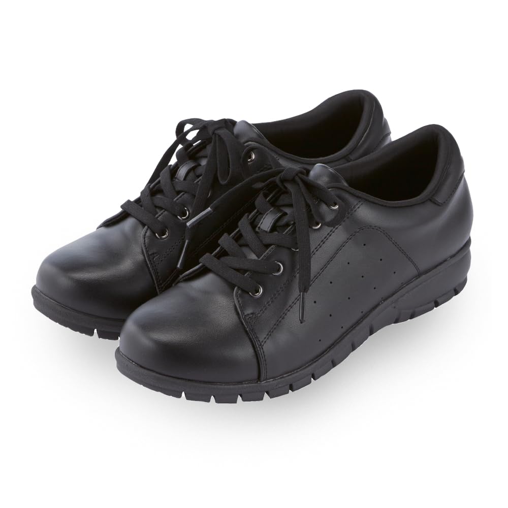 

Beisia HapiLabo Work and Made by the Gentle Black with White Perfect for and Formal Size Women s Sneakers, Comfortable, Lightweight, Pain-Free, чёрный