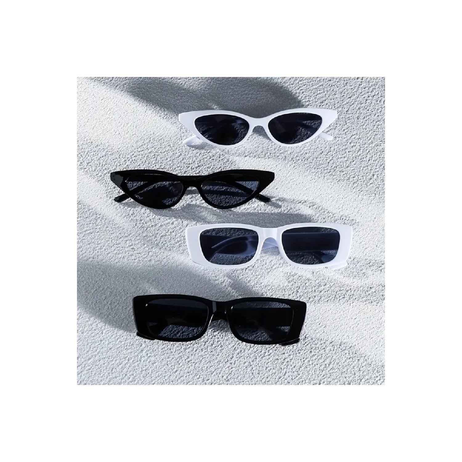 

4 -set Sun Sunglasses For Valentine чорний
