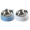 Popular Slanted Stainless Steel Pet Bowl - Detachable, Washable, Anti-Spill Design for Cats & Dogs.