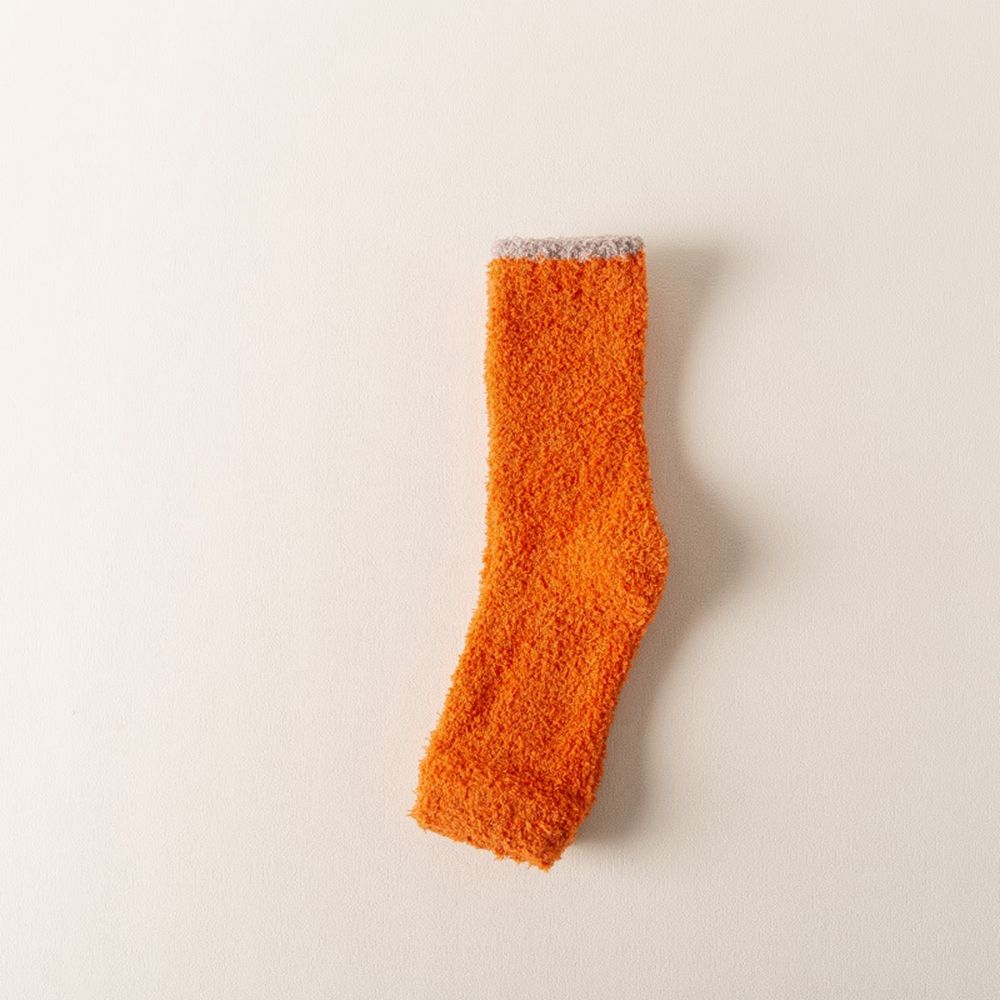 Autumn Girls Foot Cover Lolita Coral Fleece Socks Women Hosiery Knee Protection Knitted Leg Warmers