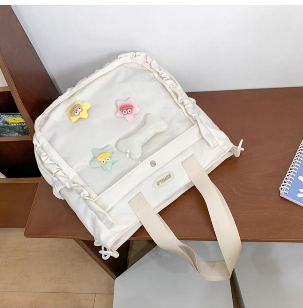 Oshikatsu Oshi Oshikatsu Ita Korean Style [R.Queen] Bag, Bag, Bag, Bag, (White)