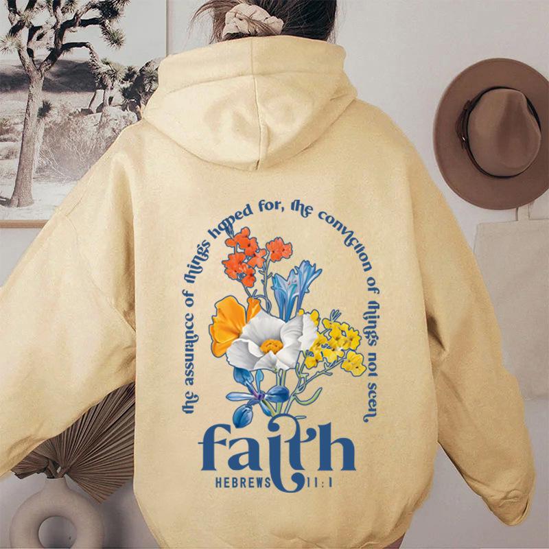 Autumn & Winter European-American Letter Print Hooded Sweatshirt - Women's Cotton Fashion